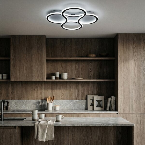 Brilagi - Plafonieră LED dimabilă ORELLI LED/53W/230V 3000-6000K + telecomandă