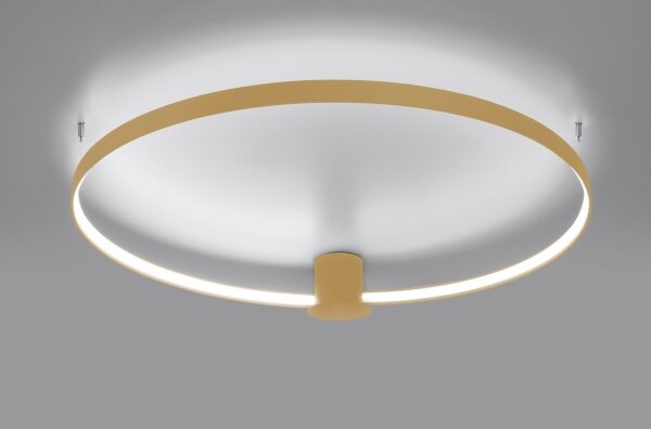 Plafonieră LED RIO LED/30W/230V CRI95 4000K d. 55 cm auriu Thoro TH.223