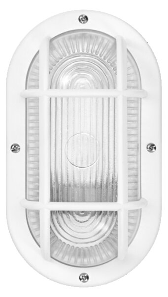 Osram - Aplica de exterior BULKHEAD 1xE27/10W/230V IP54 albă