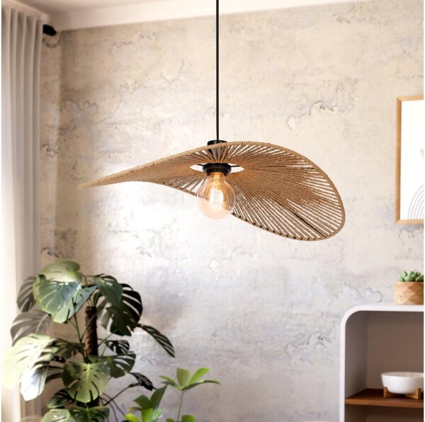 Eglo 31991 - Pendul pe cablu SIRUELA 1xE27/42W/230V 56 cm maro/negru