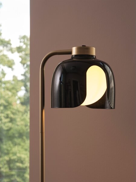 Osram - Lampadar DECOR COROLLE 1xE27/15W/230V negru/auriu