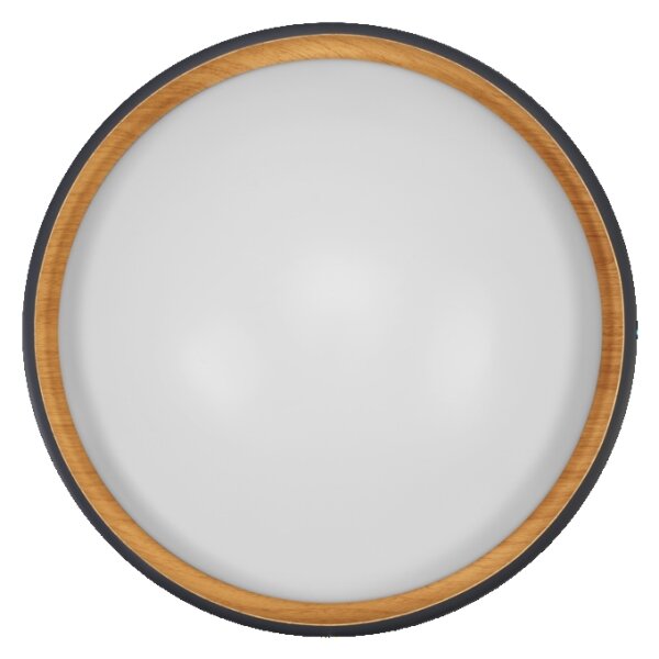 Osram plafonieră LED dimabilă ORBIS LIVIA, LED/16W/230V, diametru 30 cm, antracit/maro