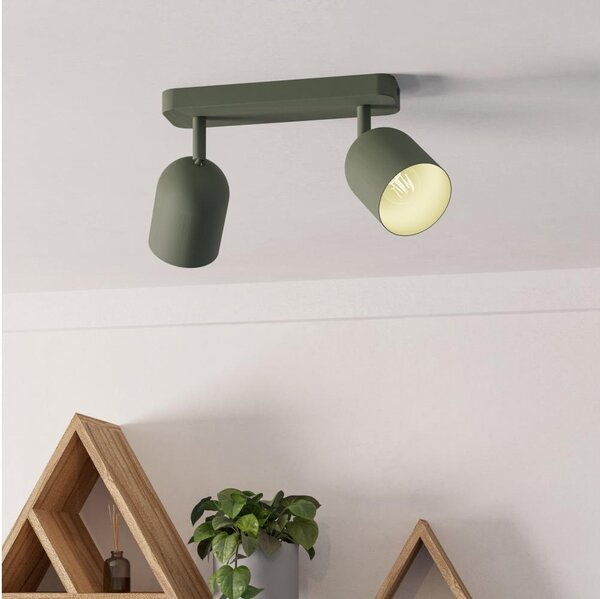 Eglo TILSTON 44133 - Spot 2xE14/40W/230V, verde
