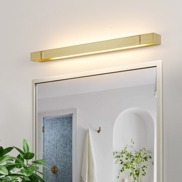 Brilagi-LED Lampă pentru oglindă de baie AQUA LINE LED/18W/230V 60 cm IP44 aurie