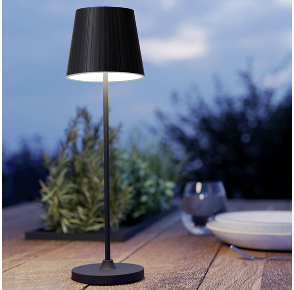 Eglo 75794 - Lampă de masă LED de exterior CABOZO, dimmabilă, LED/3,8W/5V, 2000 mAh, IP44, negru