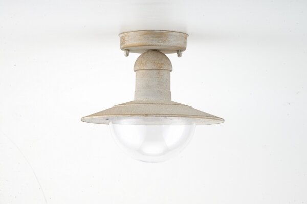 Brilagi - Plafonieră de exterior MOLDE 1xE27/60W IP44 albă/patină