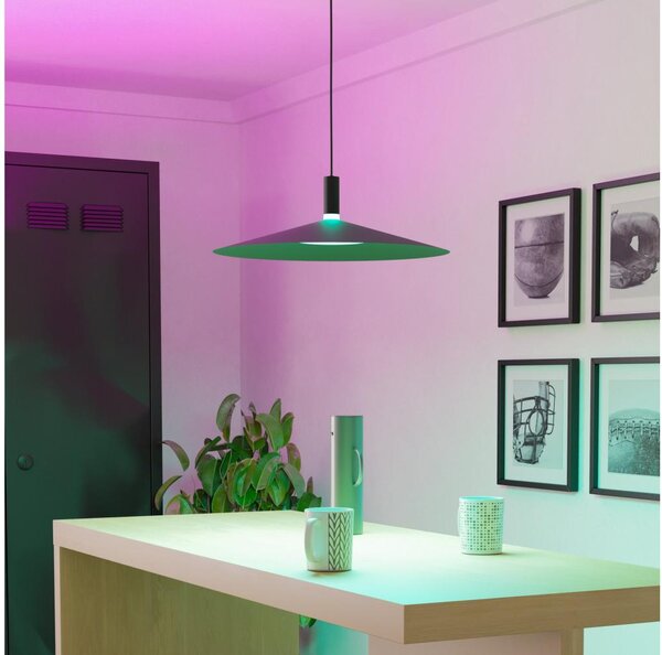 Eglo 902183 - Lampă suspendată LED RGBW reglabilă CONOMAVILLA-Z LED/15,5W/230V neagră