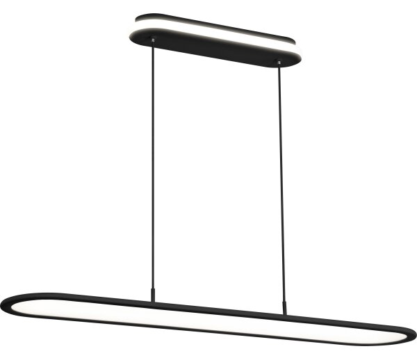 Osram-LED Lustră dimabilă suspendată pe cablu OFFICE LINE LED/57W/230V 4000K 100 cm neagră