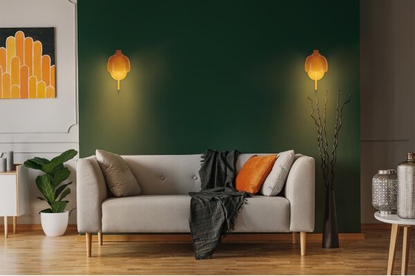 Osram - Aplica de perete DECOR COROLLE 1xG9/20W/230V portocalie