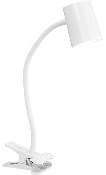 Lampă de birou cu clemă Osram DESK LINE 1xGU10/9W/230V, albă