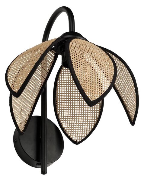 Osram - Lampă de perete DECOR RATTAN 1xE27/15W/230V bej/negru
