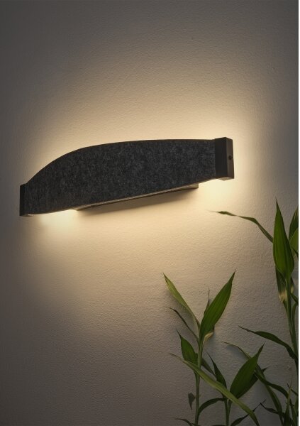 Osram - Aplică de perete LED DECOR FLAT LED/13W/230V gri