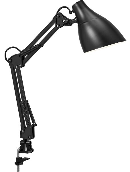 Osram - Lampă de birou DESK LINE cu clemă, 1xE27/11W/230V, neagră
