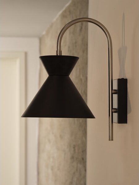 Osram - Aplica de perete DECOR WAIST 1xE27/40W/230V neagră