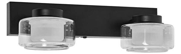 Osram - Aplica LED de perete pentru baie ORBIS FLAME 2xLED/5,5W/230V IP44 negru