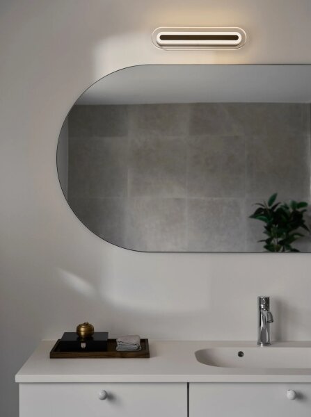 Nordlux - Aplica de perete LED pentru baie CAVARA, 11W, 230V, 3000/4000 K, IP44, negru