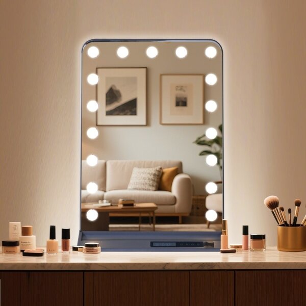 Immax 09101L - Oglindă de machiaj HOLLYWOOD cu LED, dimmabilă, 18W/230V, 3000/4200/6000K
