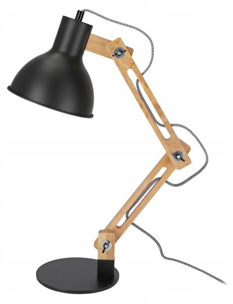 Lampă de masă, 1x E27, 40W, 230V, neagră