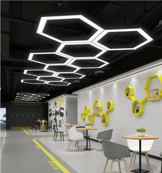 Lustră LED suspendată pe cablu, 20W/230V, neagră