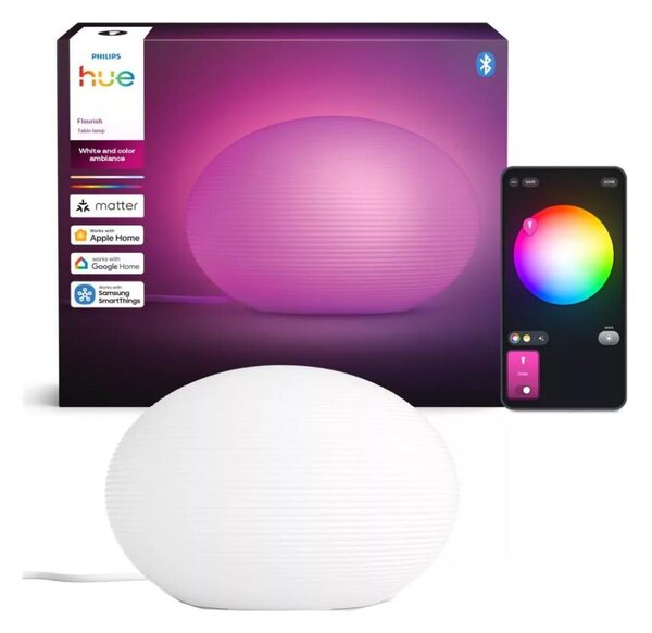 Philips Hue FLOURISH WACA - Lampă de masă LED RGB reglabilă 1xE27/8,1W/230V