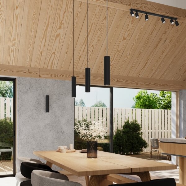 Brilagi - Pendul LED pe cablu CRESTO 3xGU10/10W/230V negru