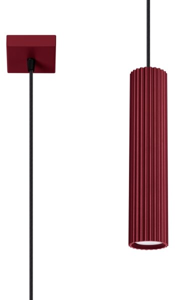 Brilagi - Lustră LED pe cablu CRESTO 1xGU10/10W/230V burgundiu
