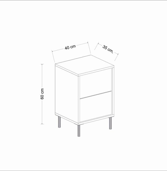 Noptieră Mamene 1 (alb + auriu). 1094430