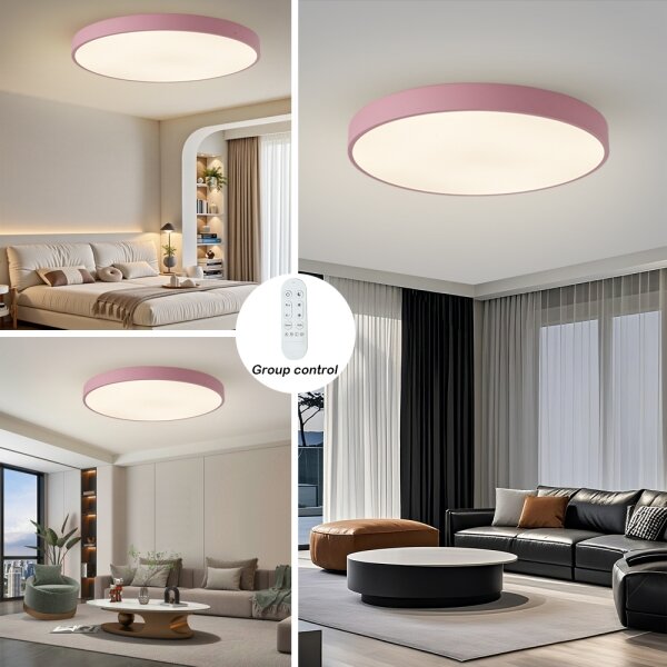 Brilagi-LED Corp de iluminat cu reglare a intensității POOL SMART LED, 128 W, 230 V, 100 cm, Wi-Fi Tuya + telecomandă, roz