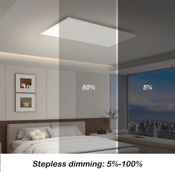 Brilagi - Plafonieră LED dimabilă SLIMFRAME LED/80W/230V 120x60 cm albă + telecomandă