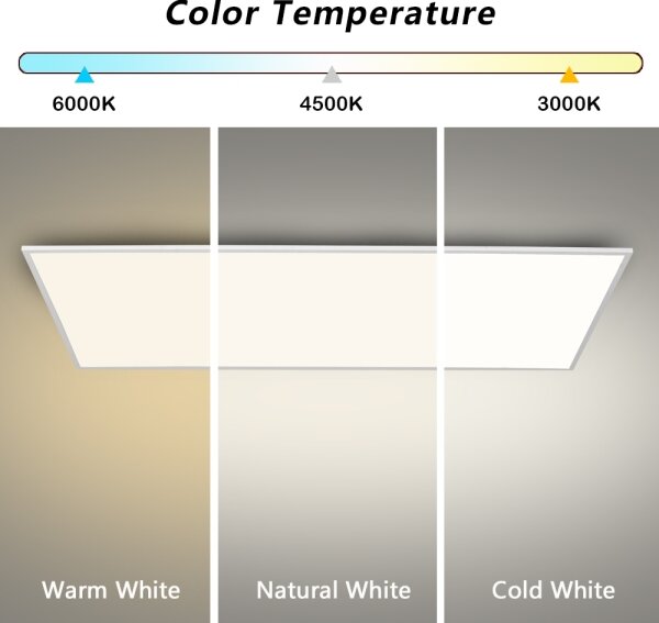 Brilagi - Plafonieră LED dimabilă SLIMFRAME LED/80W/230V 120x60 cm albă + telecomandă