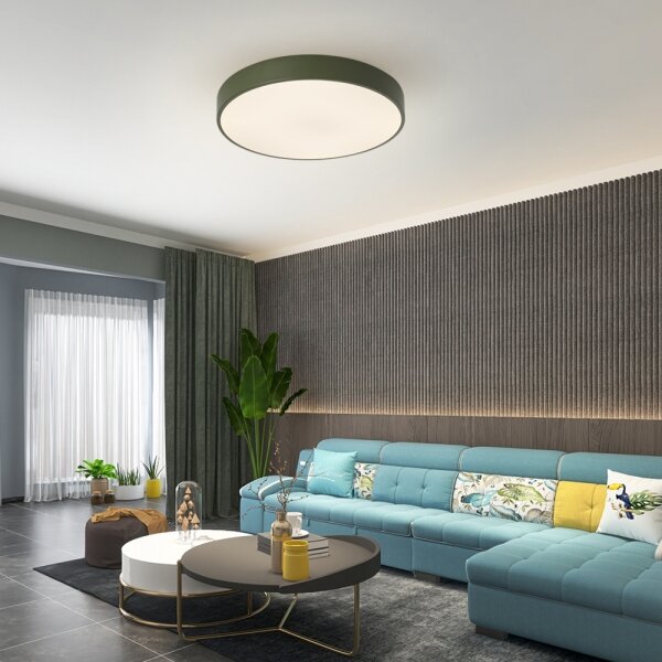 Brilagi - Plafonieră LED POOL, 60W, 230V, 3000/4000/6000K, 50 cm, verde