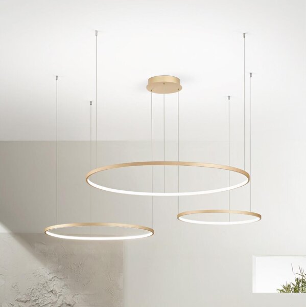Ondaluce - Lustru LED dimabil pe cablu SOEL LED/28W/230V+LED/38W+LED/47W