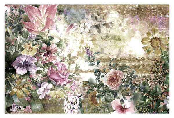 Tablou - Flori de design (90x60 cm)