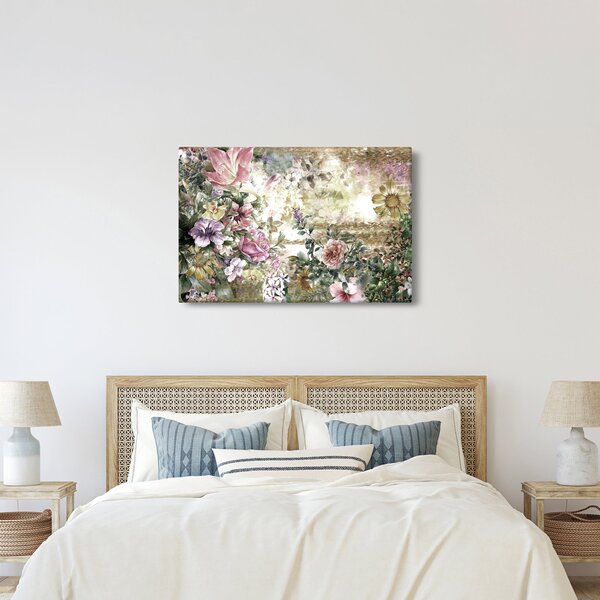 Tablou - Flori de design (90x60 cm)