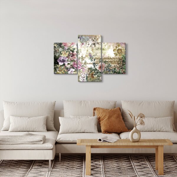 Tablou - Flori de design (90x60 cm)