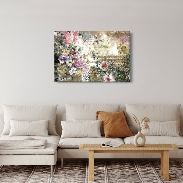 Tablou - Flori de design (90x60 cm)