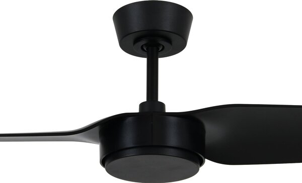 Beacon Lighting Ventilator de tavan Condor negru DC silențios Ø 137 cm, Negru, Camera de zi / sufragerie, Plastic, Modern
