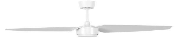 Beacon Lighting Ventilator de tavan Condor alb DC silențios Ø 137 cm telecomandă, Alb, Camera de zi / sufragerie, Plastic, Modern