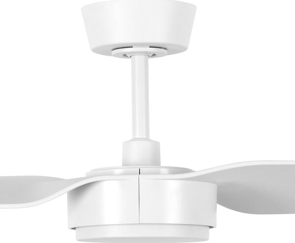Beacon Lighting Ventilator de tavan Condor alb DC silențios Ø 137 cm telecomandă, Alb, Camera de zi / sufragerie, Plastic, Modern