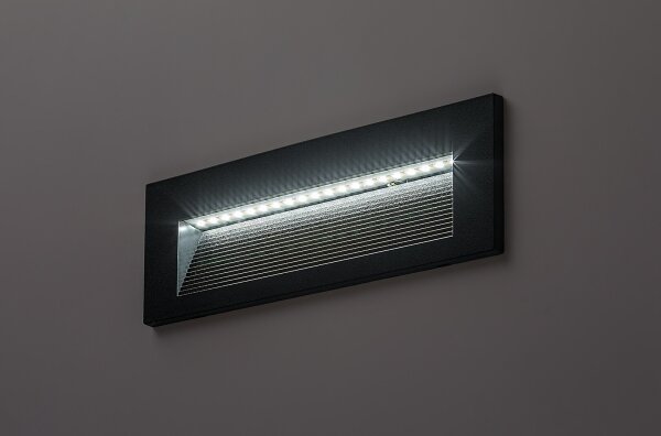 Rabalux 77190 - Aplica de perete pentru exterior KAVALA, LED 6W, 230V, IP65, negru