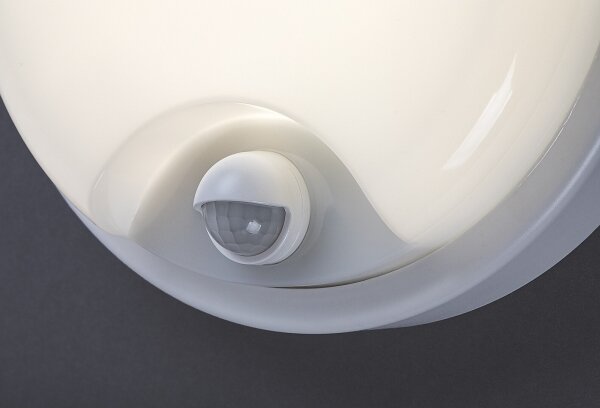 Rabalux 77214 - LONATO, aplică LED de exterior cu senzor, 18W, 230V, IP65, albă