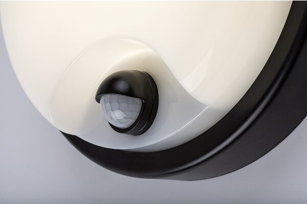 Rabalux LONATO 77213 - Aplica de perete LED pentru exterior cu senzor, LED/18W/230V IP65, negru