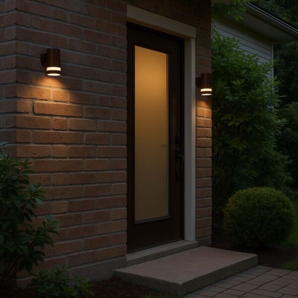 Rabalux 77211 - Aplică de perete pentru exterior URFA LINE LED/9W/230V IP65, maro