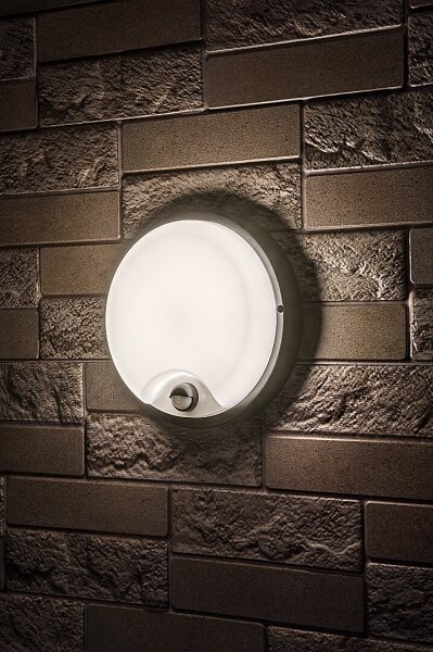 Rabalux LONATO 77213 - Aplica de perete LED pentru exterior cu senzor, LED/18W/230V IP65, negru