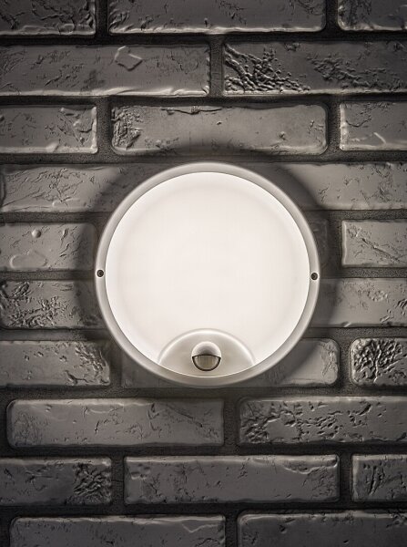 Rabalux 77214 - LONATO, aplică LED de exterior cu senzor, 18W, 230V, IP65, albă