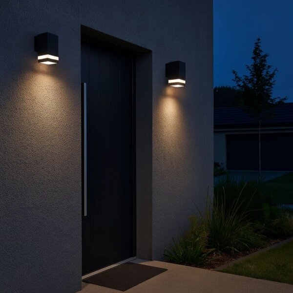 Rabalux URFA LINE 77209 - Aplică de perete pentru exterior LED/9W/230V IP65 antracit