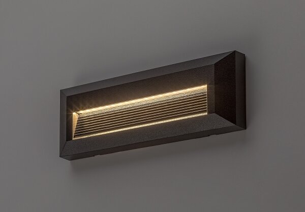 Rabalux 77189 - Lampă de perete LED pentru exterior KAVALA, 6W, 230V, IP65, neagră