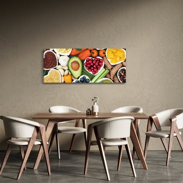 Tablou - Alimente sănătoase (120x50 cm)