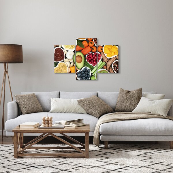 Tablou - Alimente sănătoase (90x60 cm)