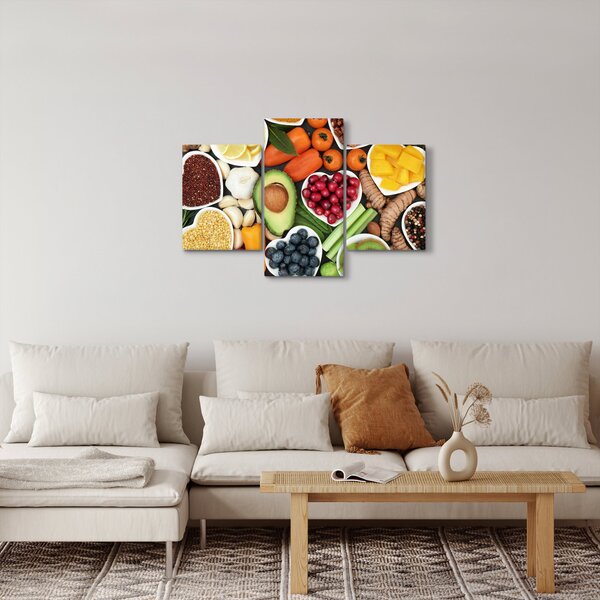 Tablou - Alimente sănătoase (90x60 cm)